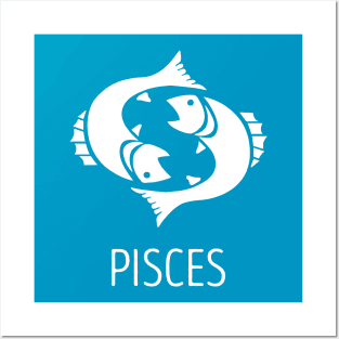 Astrological Zodiac Tee Shirts - Pisces the Fish Posters and Art